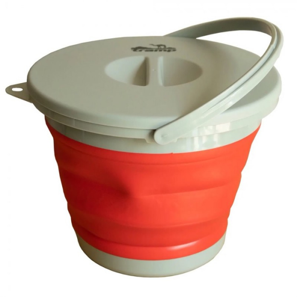 Tramp ведро складное силиконовое 5л с крышкой