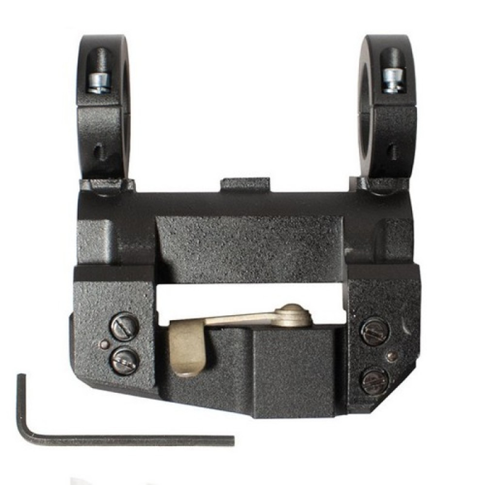 Кронштейн быстросъемный СКС,Тигр с кольцами 30 мм (Полесская охота)