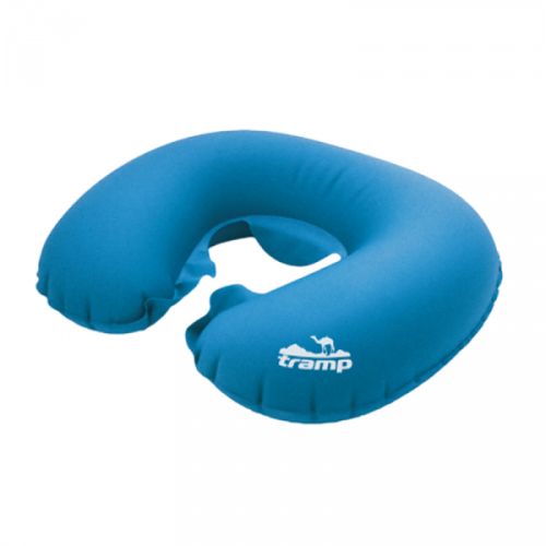 Подушка надувная Tramp под шею (дорожная) (синий)