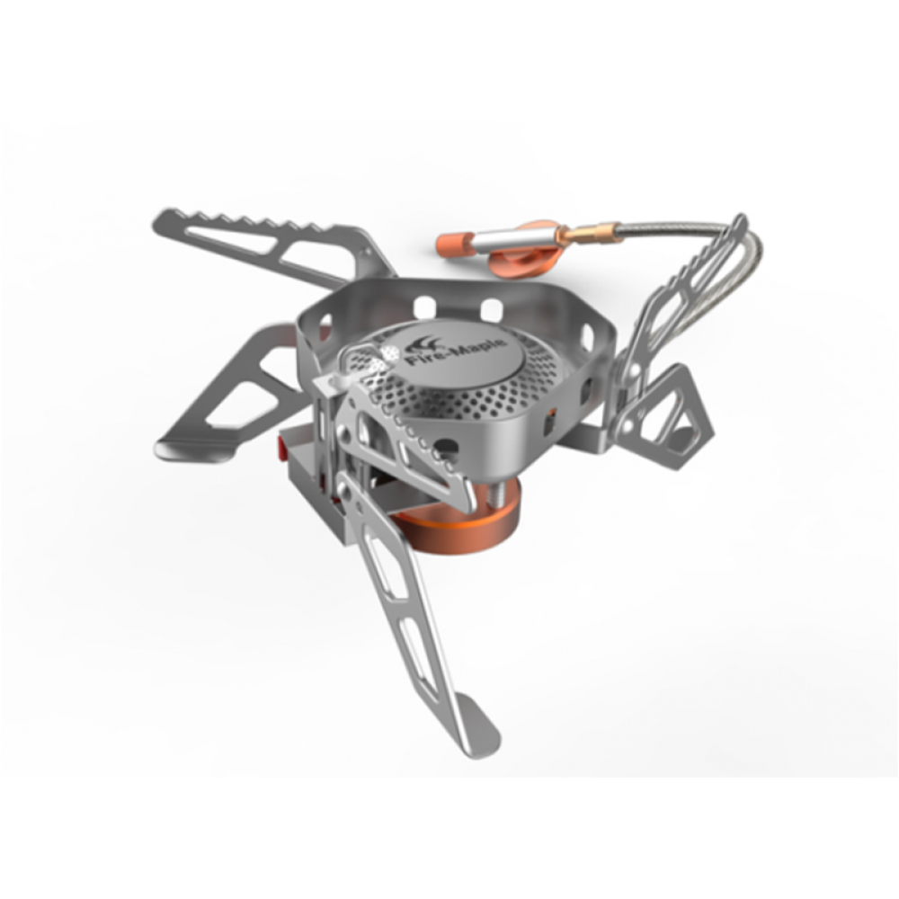 Горелка со шлангом, с широкой конфоркой и встроенным ветрозащитным экраном Sirius