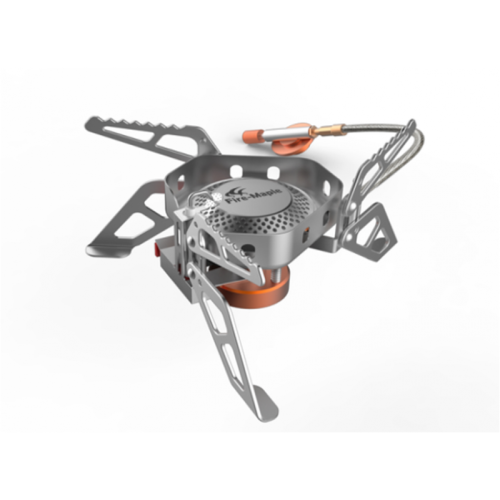 Горелка со шлангом, с широкой конфоркой и встроенным ветрозащитным экраном Sirius