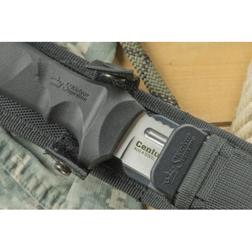 Тактический нож Centurion AUS-8 StoneWash Черные Ножны