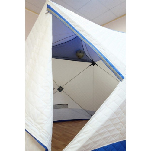 Палатка Пингвин Призма Премиум Термолайт бело-синий