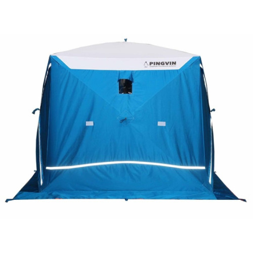 Палатка Пингвин Призма Премиум Strong бело-синий