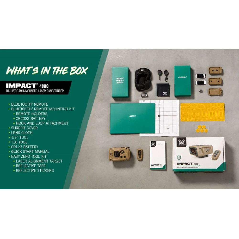 Лазерный дальномер Vortex Impact 4000 c баллистическим калькулятором