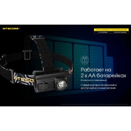 Налобный фонарь Nitecore HA23 CREE XP-G2 S3
