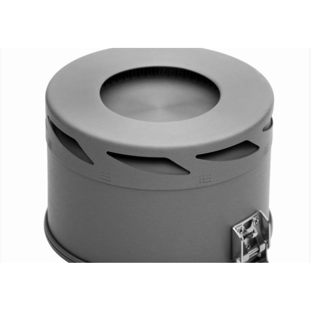 Котелок с крышкой и теплообменником Feast k2