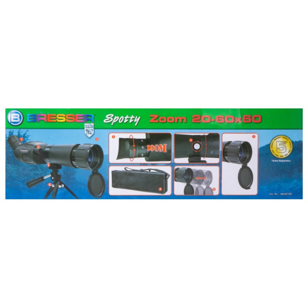 Зрительная труба Bresser Junior Spotty 20-60x60