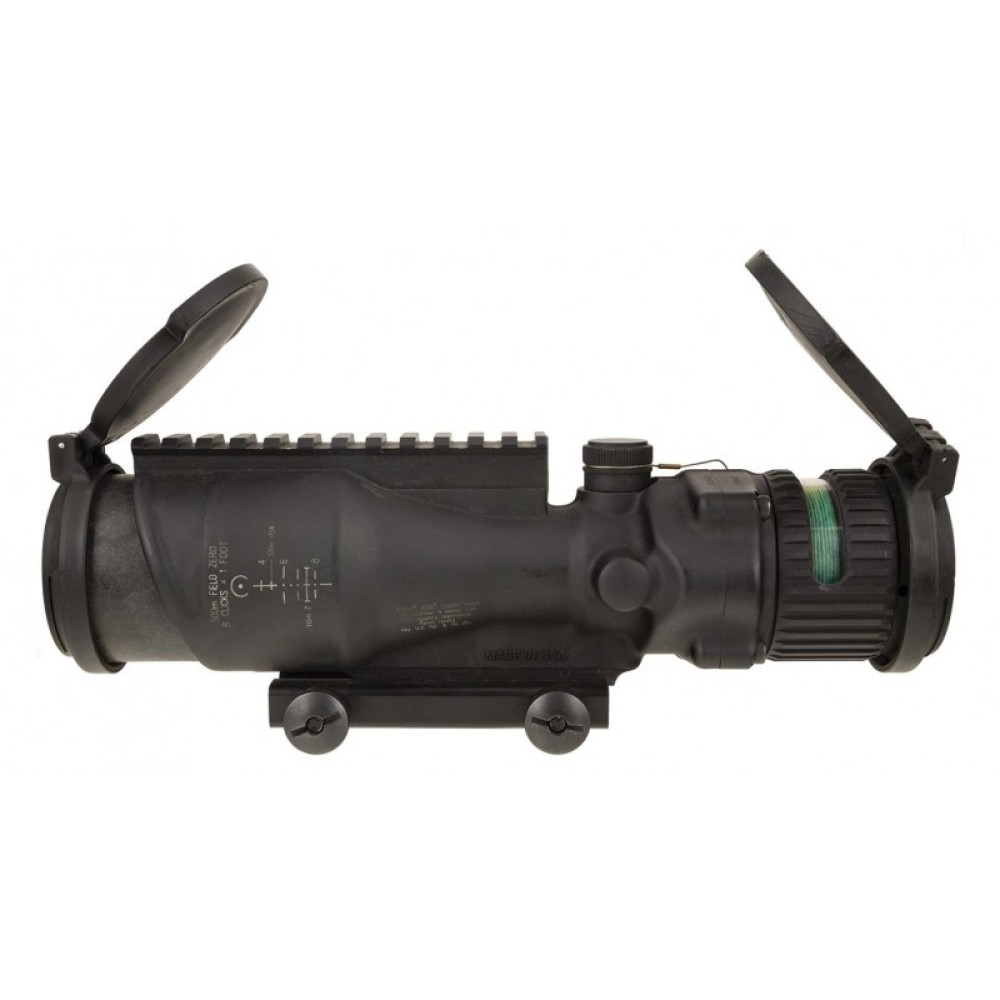 Призматический прицел Trijicon ACOG 6x48 M240 Green Horseshoe (TA648MGO-M240), Черный