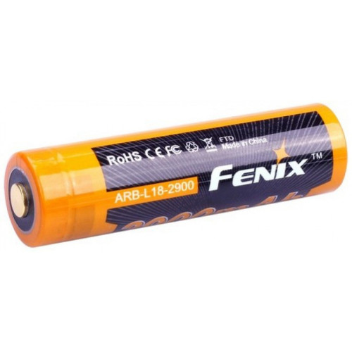 Аккумулятор 18650 FENIX ARB-L18 2900mAh ARB-L18-2900
