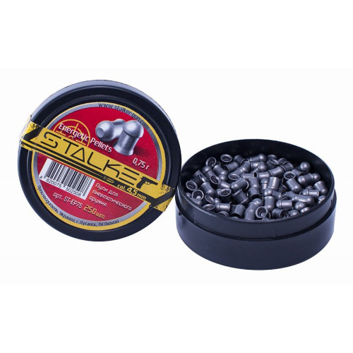 Пульки STALKER Energetic Pellets, 0.75 г, 4.5 мм, 250 шт
