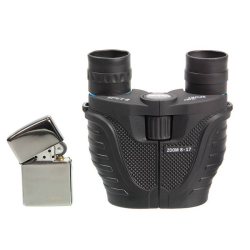 Бинокль Veber Ultra Sport БН 8-17x25, черный, Черный