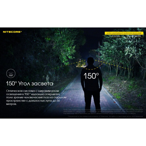 Налобный фонарь Nitecore HA23 CREE XP-G2 S3