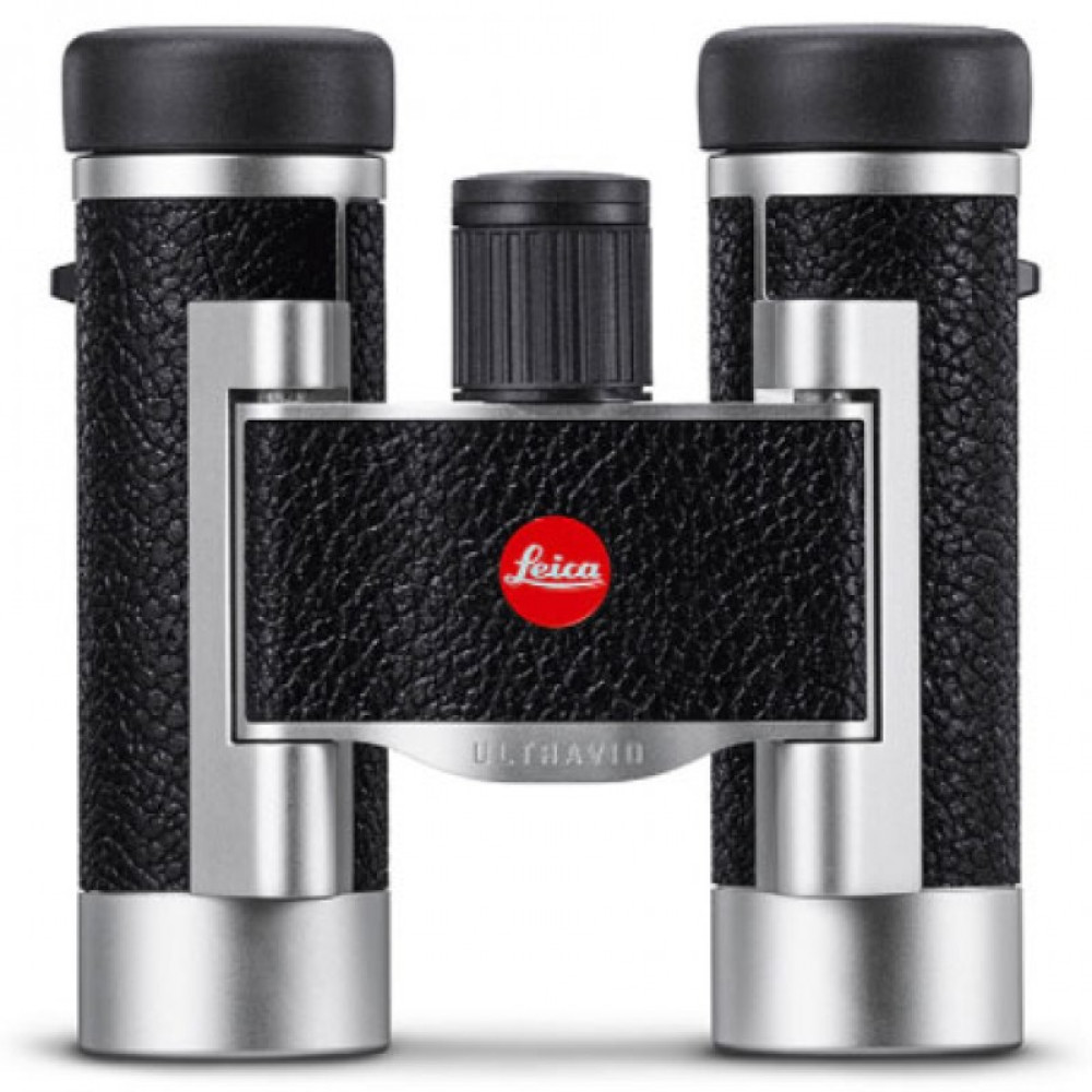 Бинокль Leica Ultravid 8x20, кожа, серебристый, Серебрянный