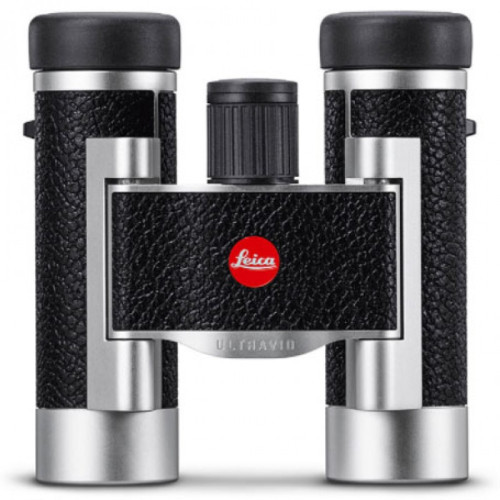 Бинокль Leica Ultravid 8x20, кожа, серебристый, Серебрянный