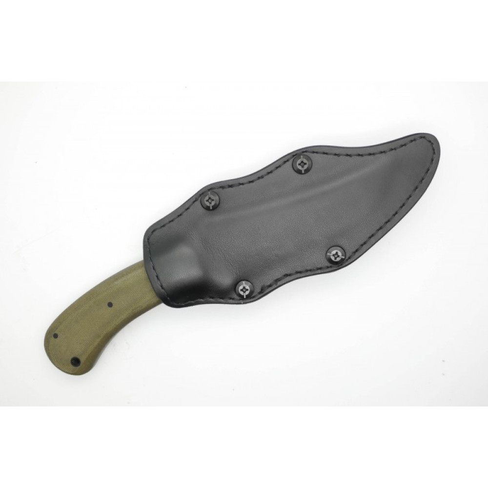 Поясной нож WINKLER KNIVES с рукояткой GREEN LAMINATE