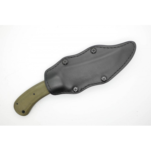 Поясной нож WINKLER KNIVES с рукояткой GREEN LAMINATE