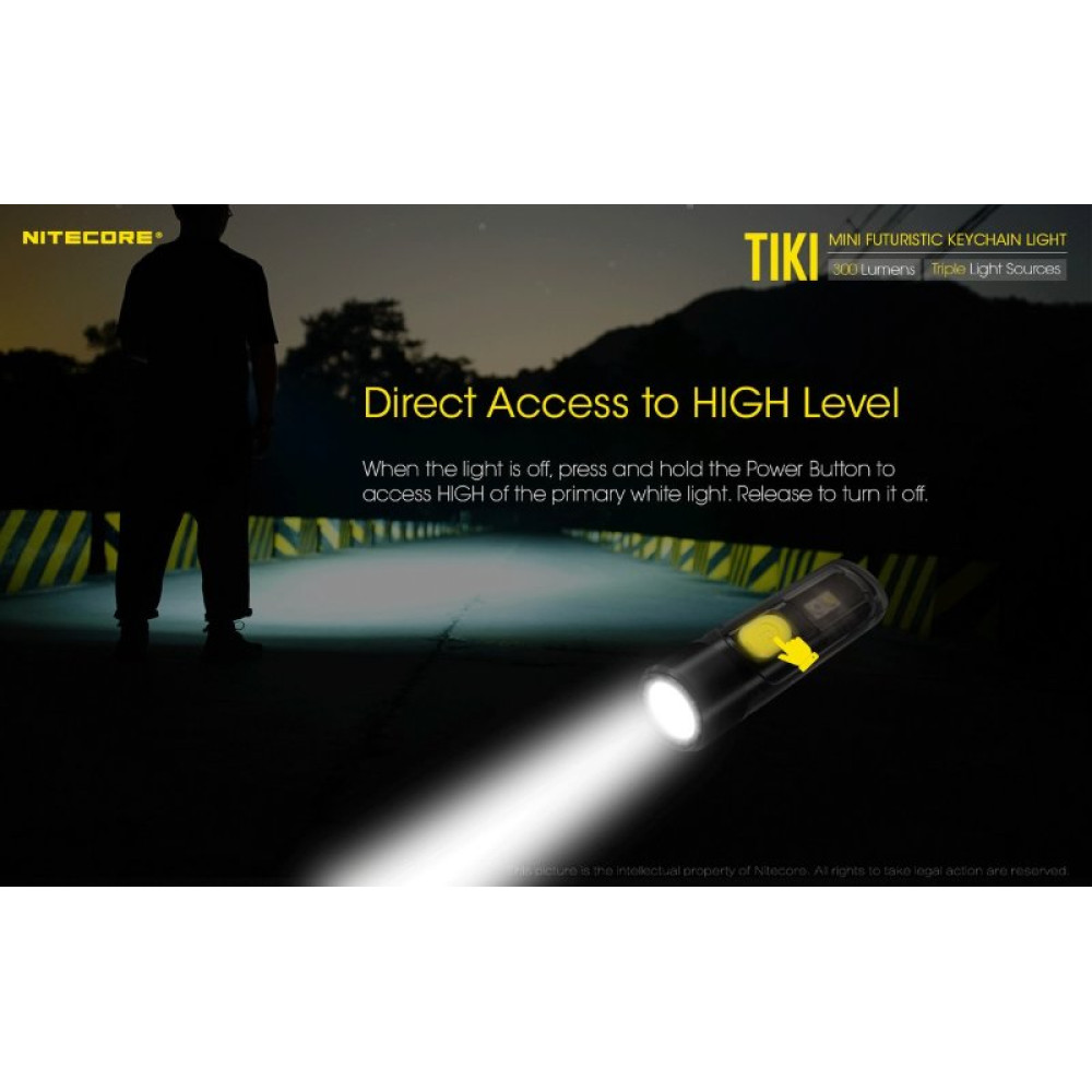 Фонарь Nitecore TIKI LE Black