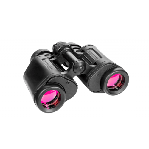 Бинокль БПЦ6 8х30 (обрезиненный) «Байгыш» с сеткой и рубиновым покрытием, Черный