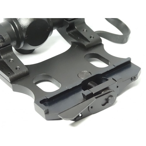 Оптический прицел Рысь 4М сетка №1 с кронштейном для Вепрь