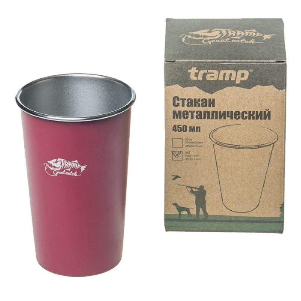 Tramp стакан металлический TRC-099 450 мл (оливковый)