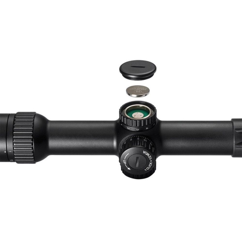 Оптический прицел Gaut Obsidian 1-8x24, сетка X2, подсветка точки