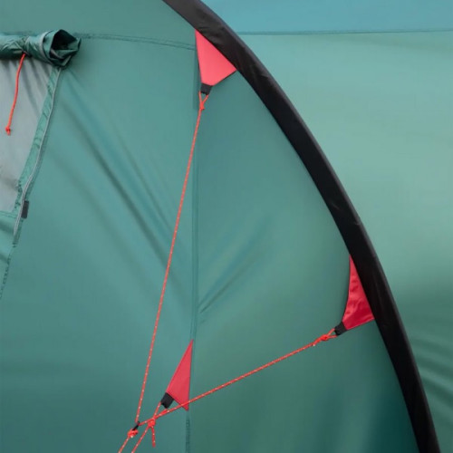 Палатка Tramp трехкомнатная Brest 9 V2, зеленый