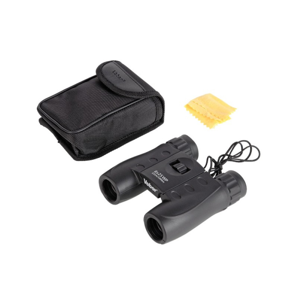 Бинокль Veber WP 8x25 черный, Черный
