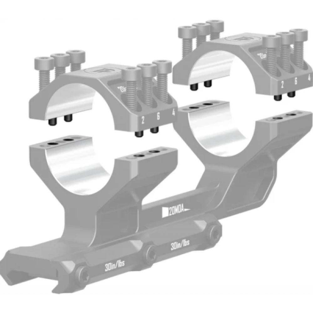 Моноблок Discovery с наклоном 20МОА на базу пикатини у 30мм (усиленные 3 винта)