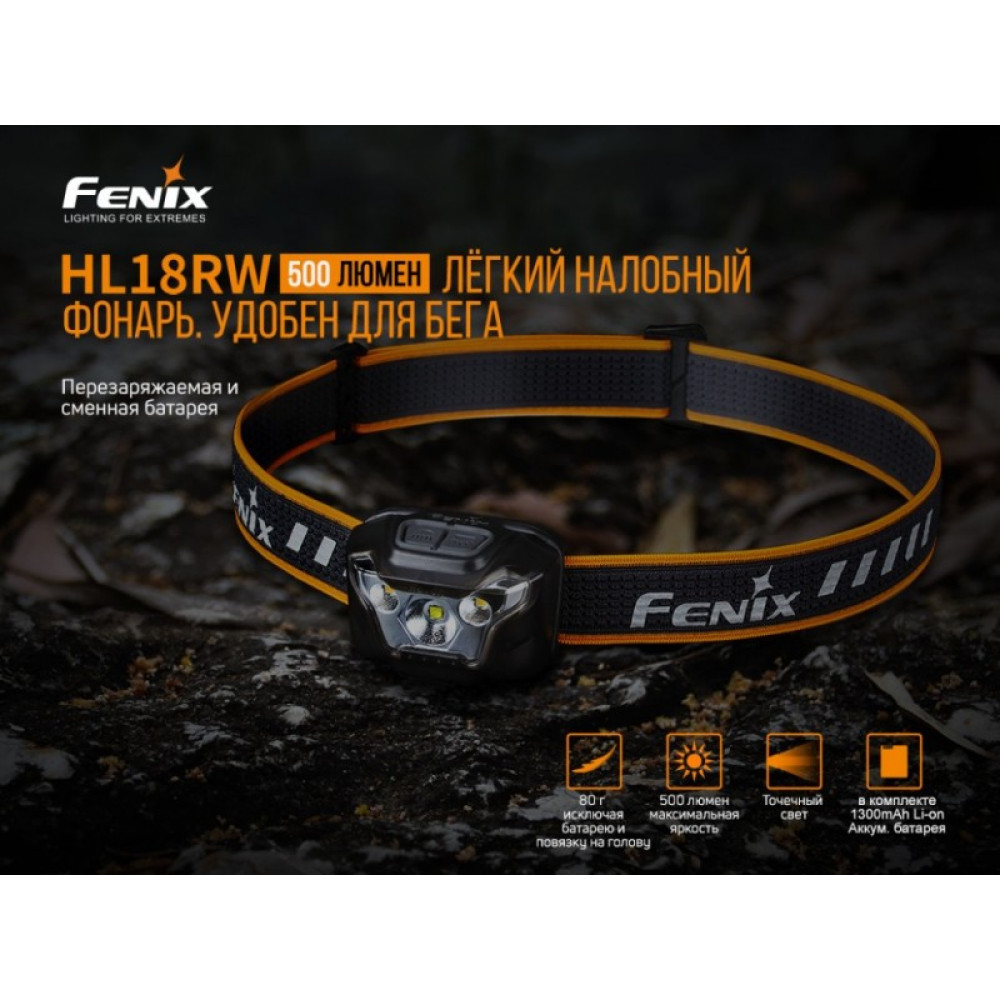 Фонарь Fenix HL18RW Cree XP-G3 S3