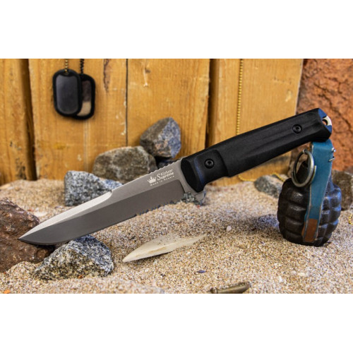 Тактический нож Alpha D2 Tacwash Serrated