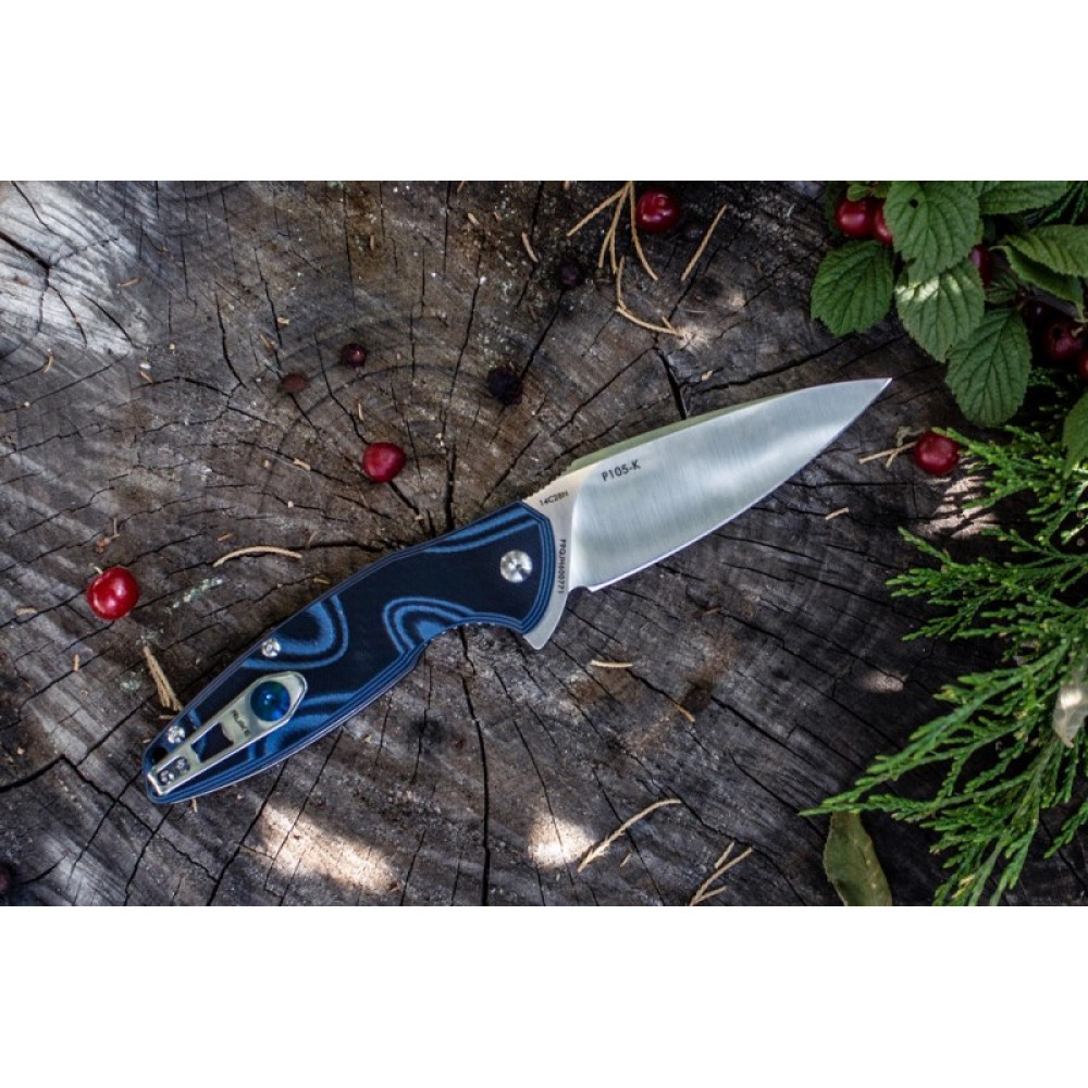 Нож Ruike Fang P105 черно-синий