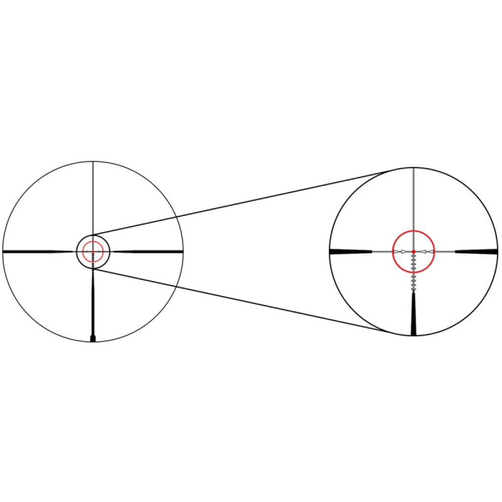 Оптический прицел Gaut Nephrite 1-4x24, сетка 60