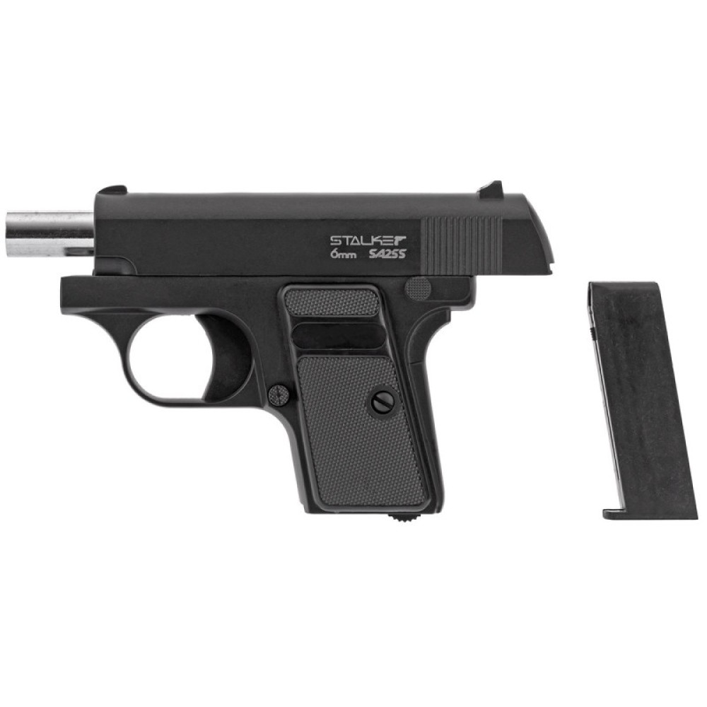 Пистолет пневматический Stalker SA25S Spring (Colt Model 1908) + ПБС, к.6мм