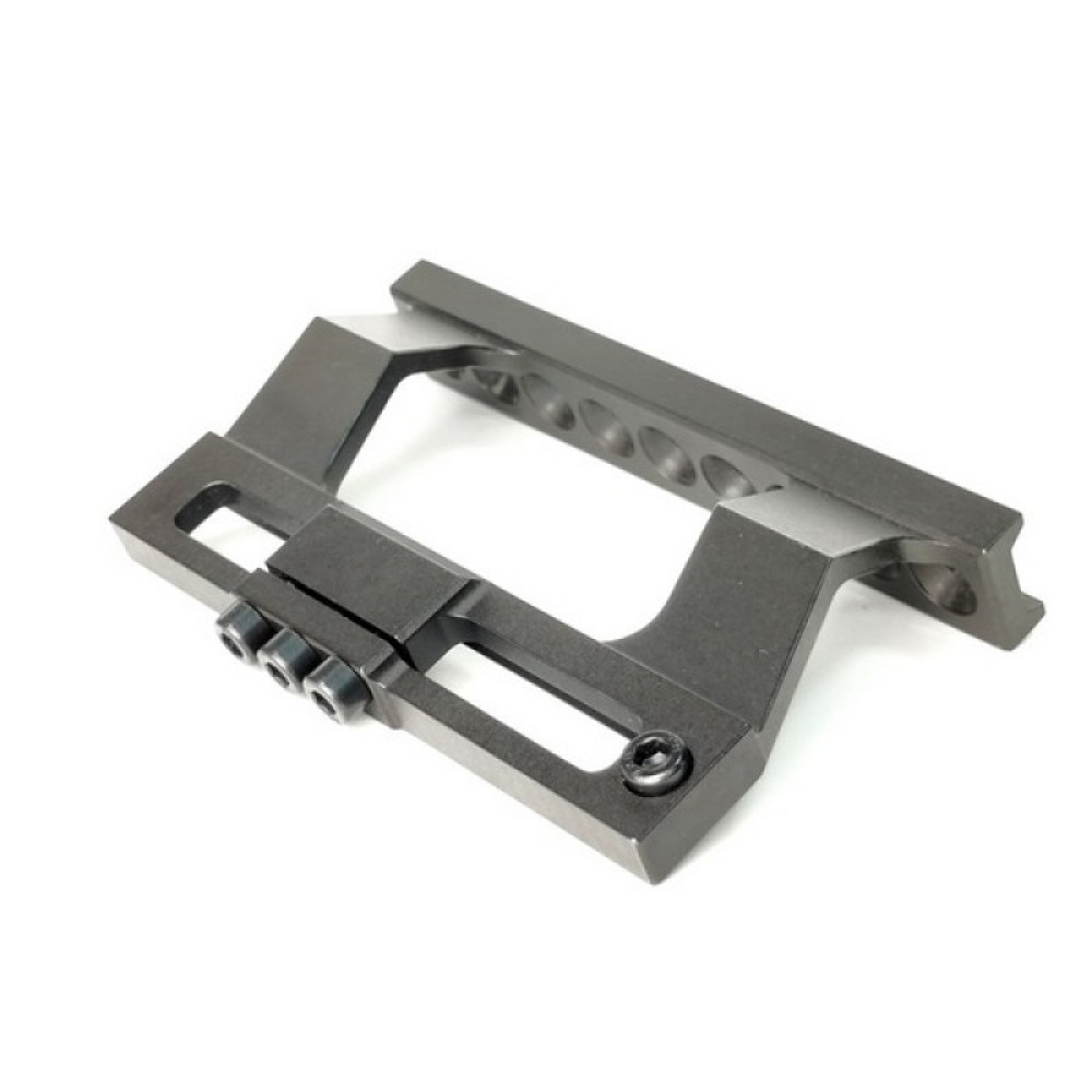 Кронштейн Гюрза на Сайгу для установки Pulsar, Yukon с оттяжкой от стрелка