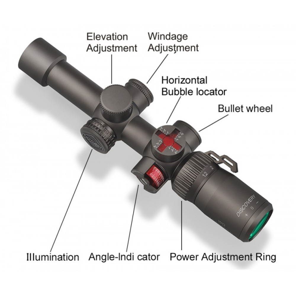 Оптический прицел Discovery WG 1.2-6X24IRAI FW25