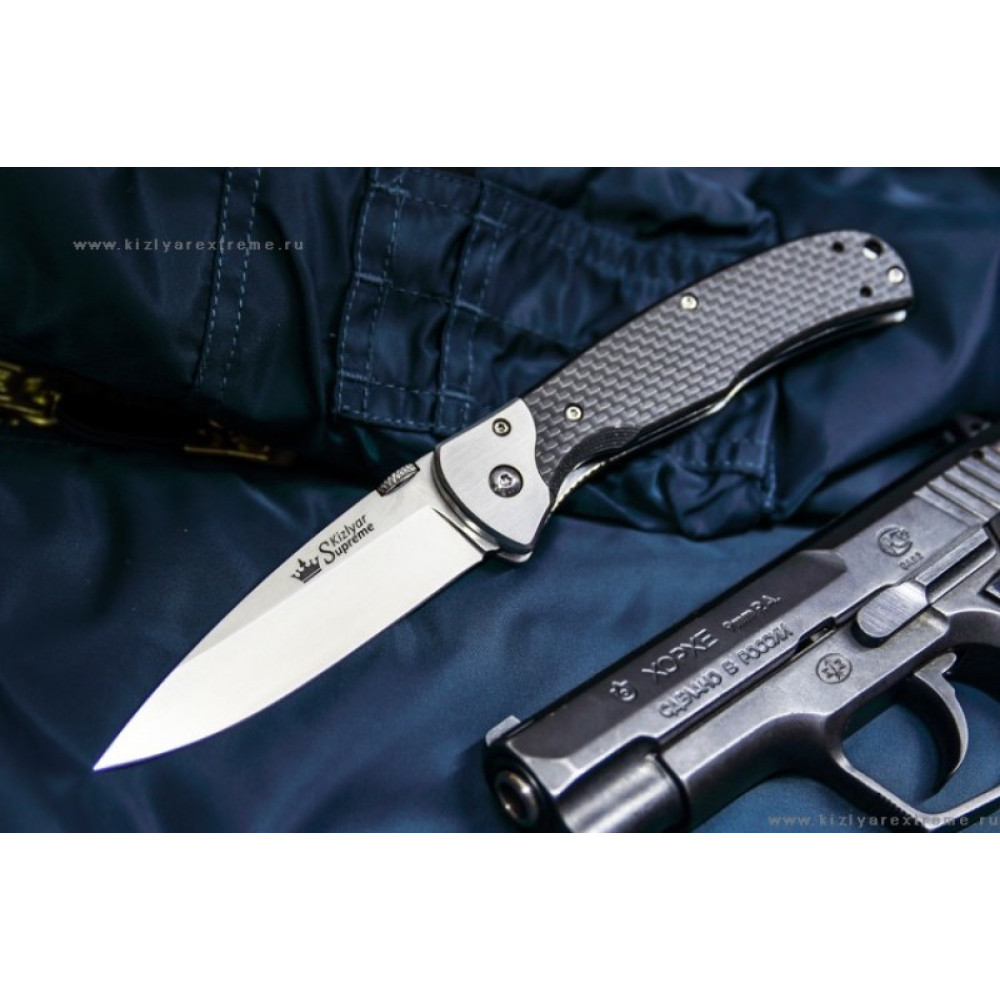 Складной нож Prime D2 Satin Carbon