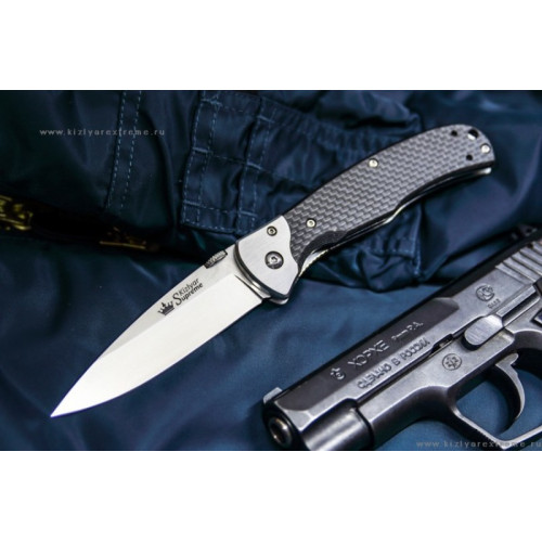 Складной нож Prime D2 Satin Carbon