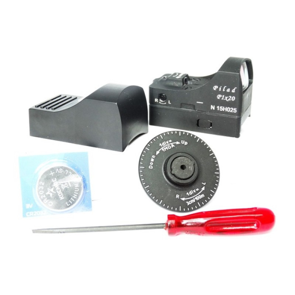 Коллиматорный прицел Pilad P1x20 Weaver