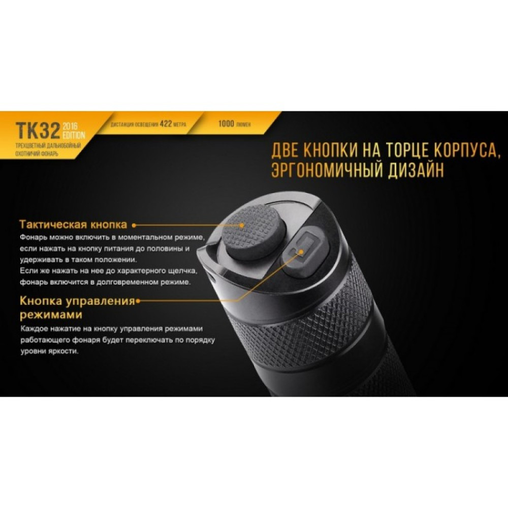 Фонарь FENIX TK32 CREE XP-L HI V3 2016 EDITION TK322016