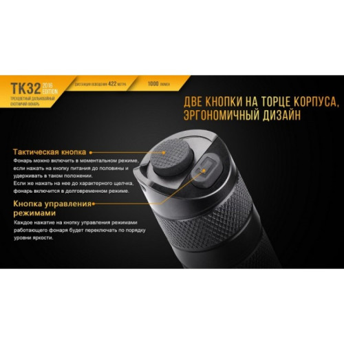 Фонарь FENIX TK32 CREE XP-L HI V3 2016 EDITION TK322016