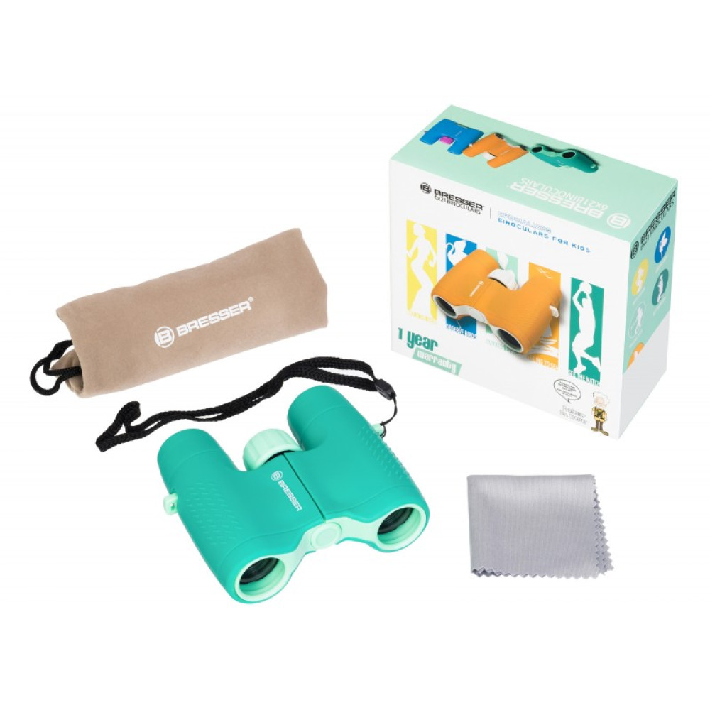 Бинокль детский Bresser Junior 6x21, зеленый