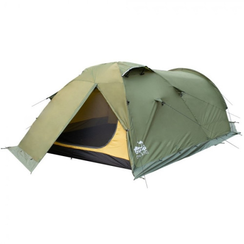 Палатка Tramp Cave 3 (V2) зеленая