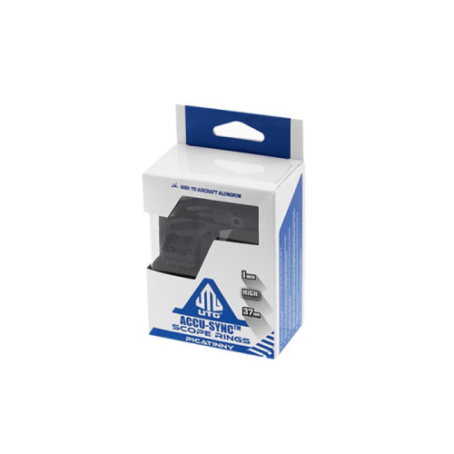 Кольца Leapers небыстросъемные UTG ACCU-SYNC 25,4мм Weaver с выносом 37мм, высокие AIR122S