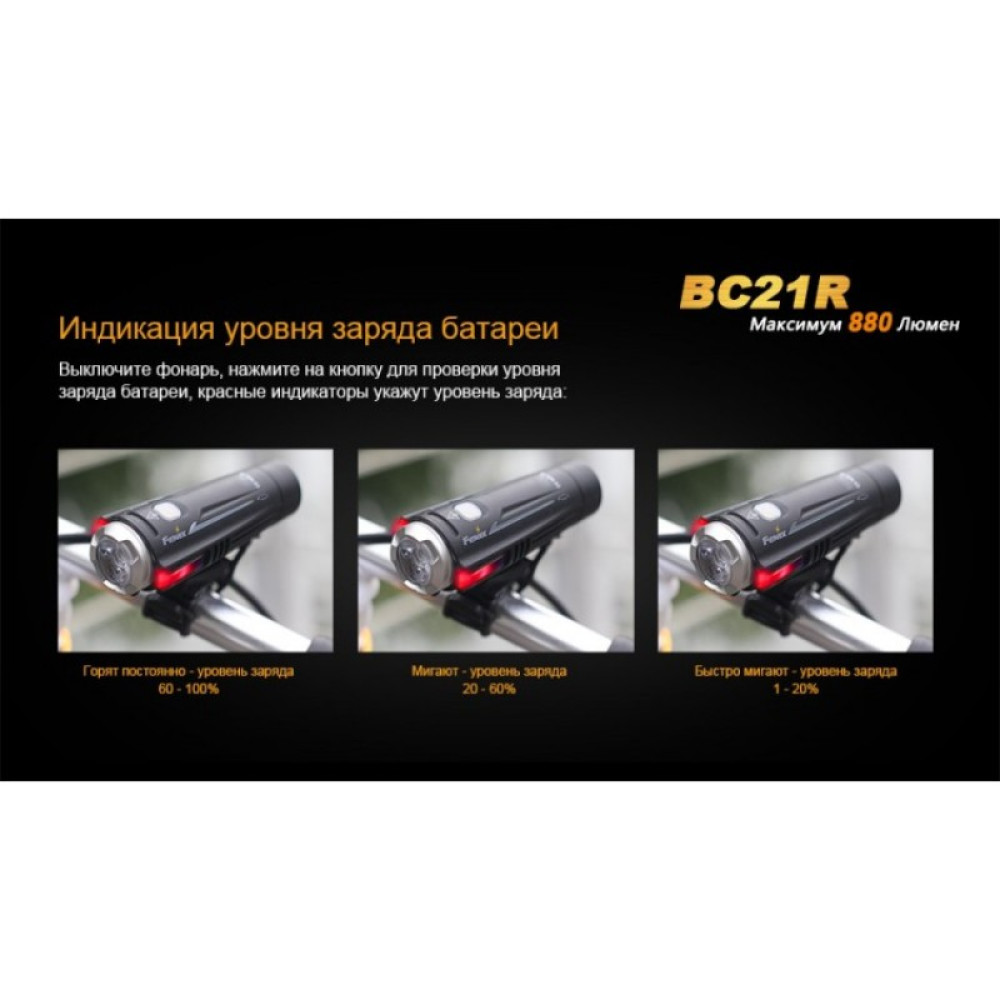 Велофара FENIX XM-L2 T6 NATURAL WHITE BC21R