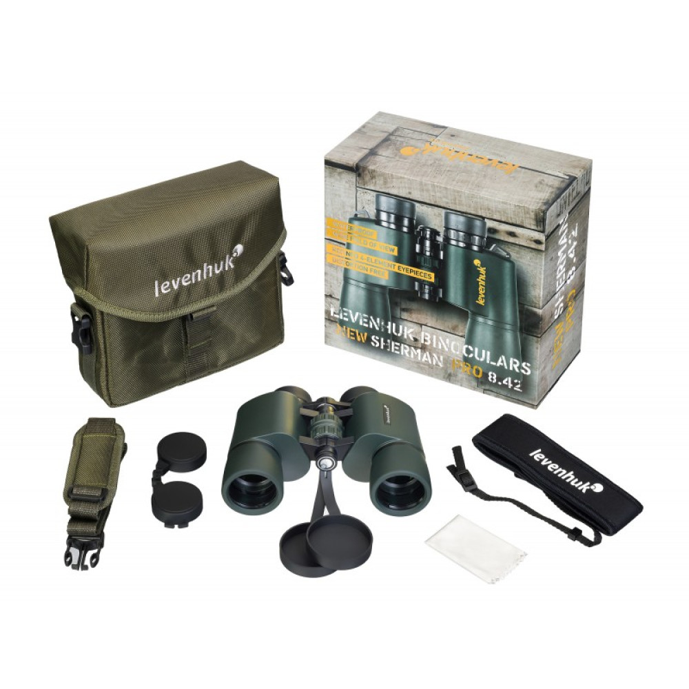 Бинокль Levenhuk New Sherman PRO 8x42