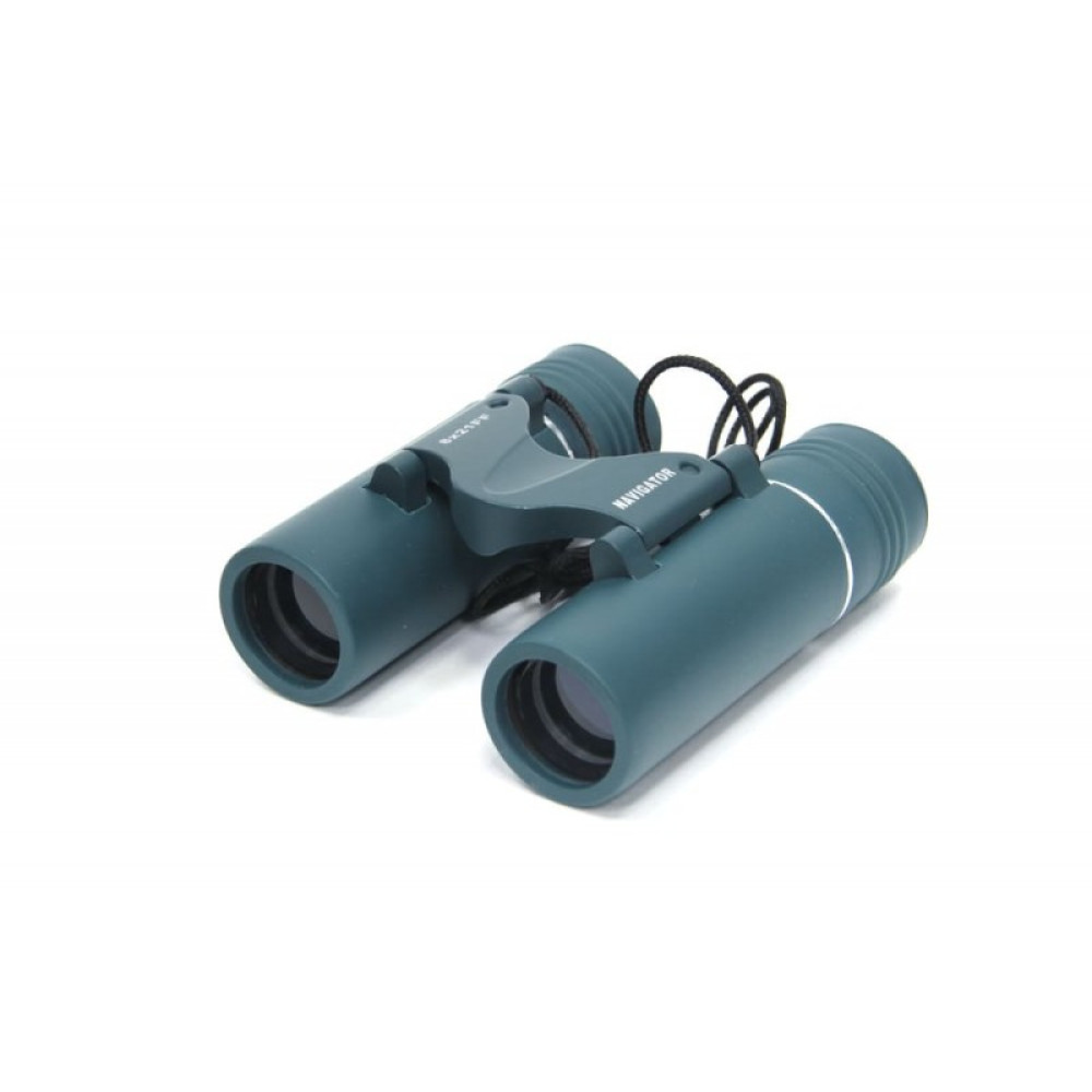 Бинокль Navigator 8х21 FF зеленый, обрезиненный, компактный, свободный фокус
