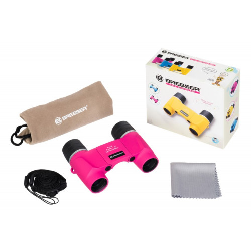 Бинокль детский Bresser Junior 6x18 FF, розовый