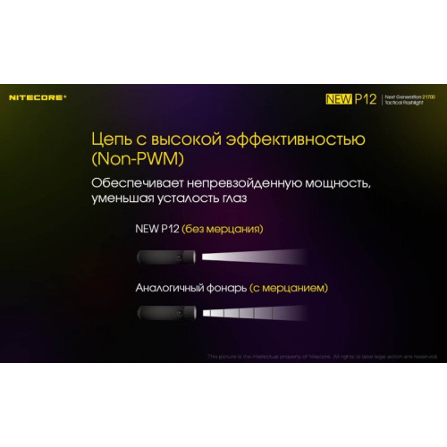 Фонарь Nitecore P12 CREE XP-L HD V6