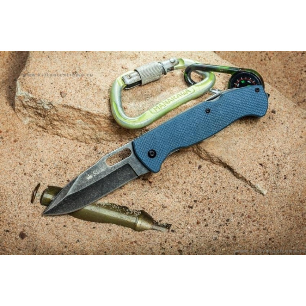 Складной нож Ute 440C StoneWash Gray G10